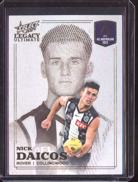 Nick Daicos 2024 Select Legacy Ultimate 2023 All-Australian 001/180