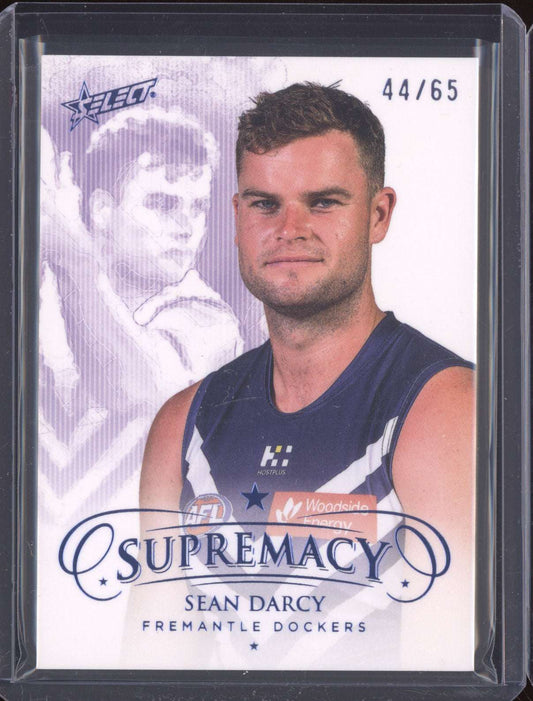 Sean Darcy 2024 Select Supremacy Blue Portraits 44/65
