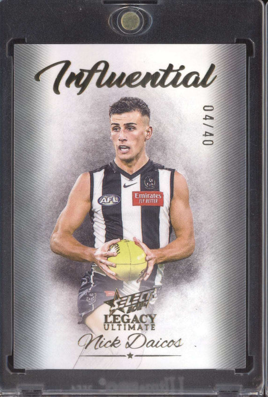 Nick Daicos 2024 Select Legacy Ultimate Influential Low 04/40