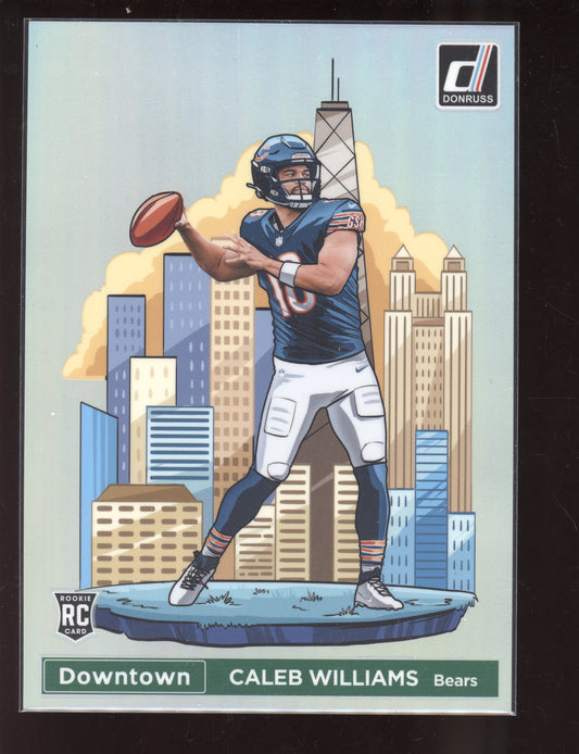 Caleb Williams 2024 Panini Donruss Oversized Jumbo Downtown RC