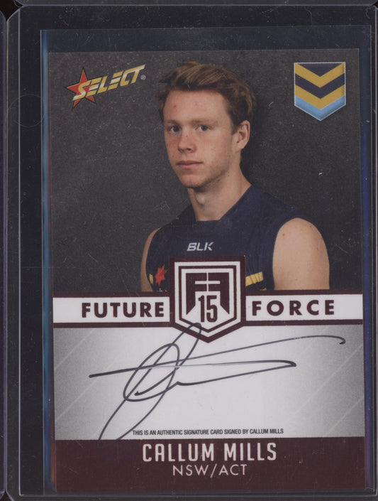 Callum Mills 2015 Select Future Force Red Auto RC 27/200